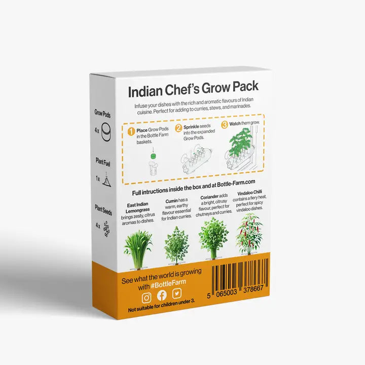 Indian Chef's Grow Pack - Refill Kit